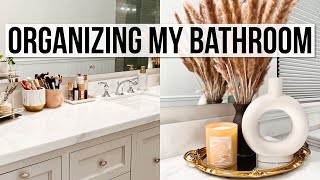 Organize My Bathroom Vanity With Me