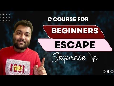 Lecture 8 Escape Sequence \n | C course for Begineers 2024