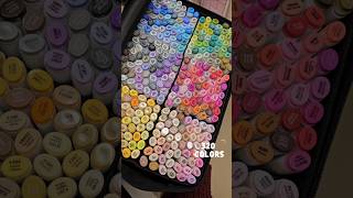 Unboxing 320 Ohuhu Markers ✨️🌿 Trying out the Oahu Markers #art #ohuhu #ohuhumarkers #coloring