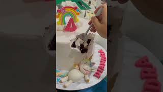 Cake decoration USING PINS #gpjkt #cake #weirdbutcake
