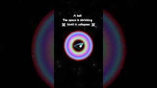 A ball  The space is shrinking  ☠ Until it collapses ☠  #space #spacesuccess #spaceart #art  #funny
