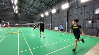 7/10 🔥Game 8 強哥靜雯 : 如蓉張信 #福雅羽球會館1號場地