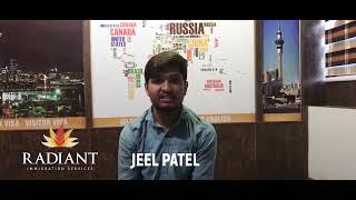 New Zealand Student Visa - Jeel Patel