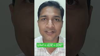 ADR n GDR kya hota hai?? #adr #gdr