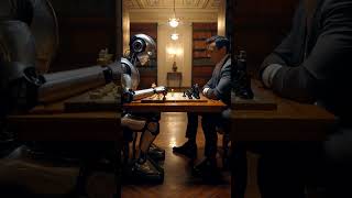 FUTURE ROBOT PLAYING CHEES WITH A HUMAN.#shortviral