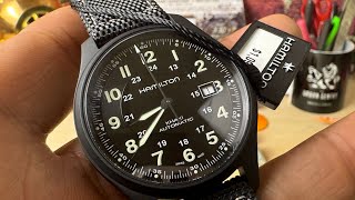 Hamilton Khaki Field Black PVD Titanium