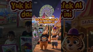 Kita coba fitur AI dari #capcut untuk foto di Carnaval Pasar Malam Yogyakarta #ai #pasarmalam