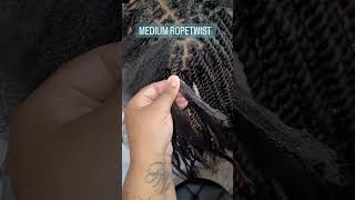 Rope Twists MEDIUM STRANDS🥰 #shorts