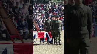 Proud Gurkhas on parade
