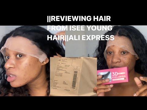 ||REVIEWING HAIR FROM ISEE YOUNG HAIR||ALI EXPRESS||ZIMBABWEAN YOUTUBER