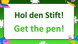 Learn 400+ Basic German Commands in FOUR Words or Less!