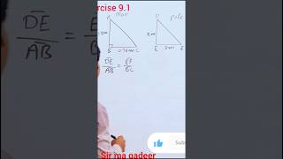 Similar figures #similarityoftriangles #9thmathnew #shorts #video #viral ##trending
