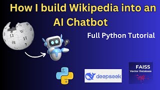 How to build wikipedia AI Assistant with Python and DeepSeek | Advance RAG with DeepSeek