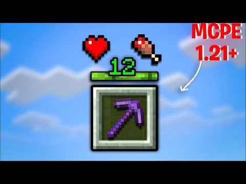 [ADDON] Minecraft PE With One Inventory Slot... |1.21+ Challange Addon!