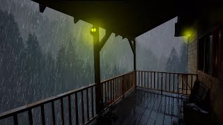 Lluvia Relajante Para Dormir - Sonido de Lluvia y Truenos en el Techo - Rain Sounds For Sleeping #1N