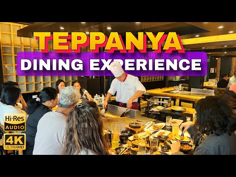 TEPPANYA Mall of Asia | Teppanyaki Dining Experience 🇵🇭 | 4K Food and Walk Tour