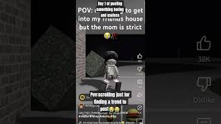 day 1 of posting something boring and useless #roblox #butifyoucloseyoureyes #whatshouldwedo 😭