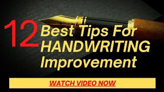 How To Improve  Handwriting | Handwriting Improvement Tips/Tricks | Alphabet Arts
