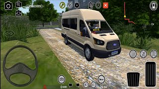 Ford Transit Minibus Mod Driving - Proton Bus Simulator Urbano 2025 Gameplay