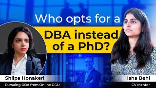 Who Opts for a DBA instead of a PhD?