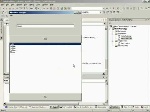 3DBuzz C++ Course: Level 4 (GUI)  Lesson 5 - Dynamic Events