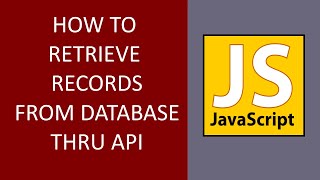 Retrieve MySQL Records Using PHP API & Display with JavaScript