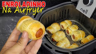 COMO FAZER ENROLADINHO DE SALSICHA NA AIRFRYER
