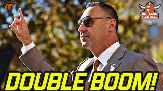 DOUBLE BOOM | Texas Lands TWO 5-Star Commitments Today | Recruiting | Tyler Atkinson | James Johnson