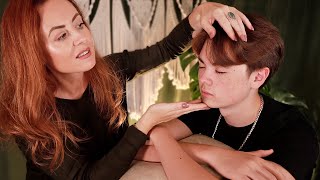 ASMR Soul Spa ✨ Scalp Inspection & Ear Attention Session For Sleep ✨ Gloves, Soft Speaking