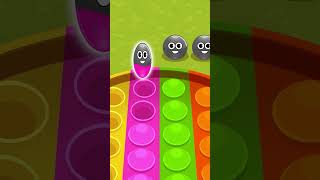 😍 SURPRISE Toys On Pop It Dancing Balls Game #shorts #educationalvideo