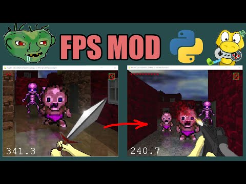 Modding Dead And! into a first person shooter - Python Pygame 3D raycasting game devlog tutorial FPS