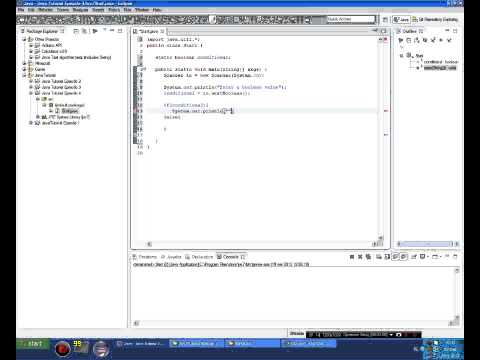 Java - Tutorial episode 4 - If and while