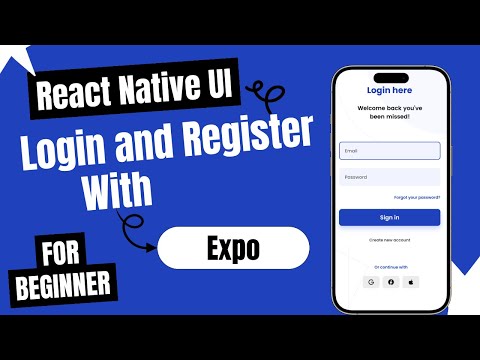 Login & Signup UI | with React Native