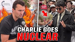 Charlie Kirk Destroys Lib Defending MS13 Gang Member