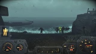 Fallout 4:  Charred Feral Ghouls (& Bloated Glowing One) vs. Deathskull Radscorpion