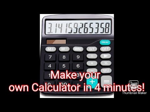 Make your own calculator in Python!