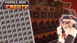 How to Automate NETHERITE In the Create Mod! | Block-By-Block Tutorial