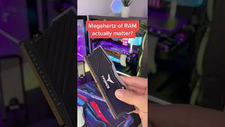 DO NOT spend money on RAM speed #pc #pcbuild #pcbuilding #pcbuilder #gamingpc