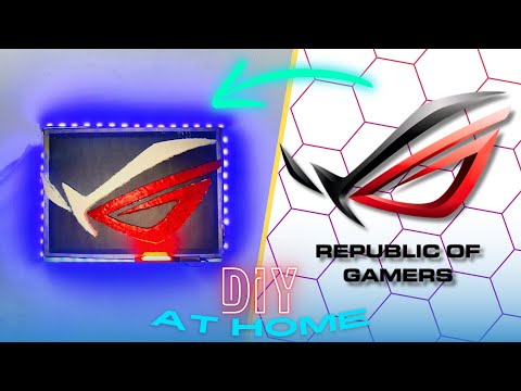 Make ROG Style at Home ||  Asus wall hanging || Riex Unfiltered
