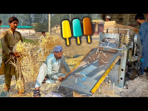 How Millions of Ice Cream Sticks are Made | Popsicle Stick | Creative Wooden Working Projects
