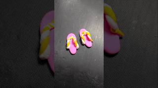 Making shoes very easily using clay #clayvideos #clayarteasy #youtubeshorts #creativeclayideas #diy