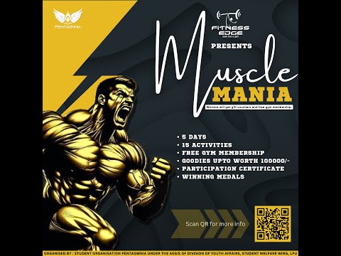 Muscle Mania 2024 | Free Gym Membership by Fitness Edge | At LPU