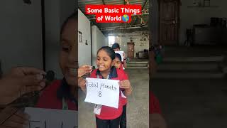 Some Basic Things of World🌎 #world #india #countries #planets #oceans #continents #school #education