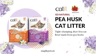 Catit Go Natural Pea Husk Clumping Cat Litter | Lavender and Vanilla|