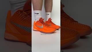 Wearing the Kobe 6 “Total Orange / WNBA”🏀