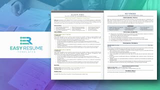 Easy Resume Templates Commercial || STAND OUT with an Easy Resume Template