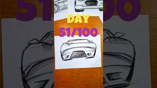 Day 51 of 100 days car design challenge #100dayschallenge #carsketch