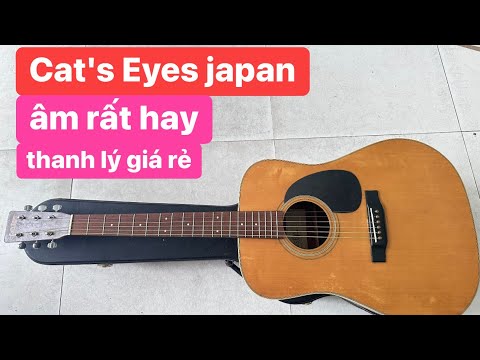 Đàn guitar Cat's Eyes japan âm hay. Giá: 1tr600k. guitar acoustic 0936057750