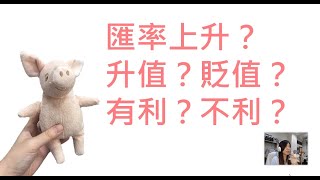 匯率升貶值及對進出口的影響