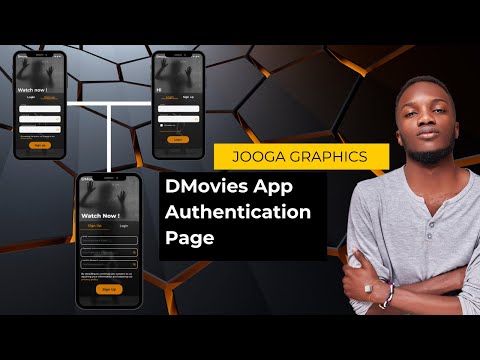 Developing a Movie App UI with Flutterflow | Authentication Page Tutorial Using Figma Designs"